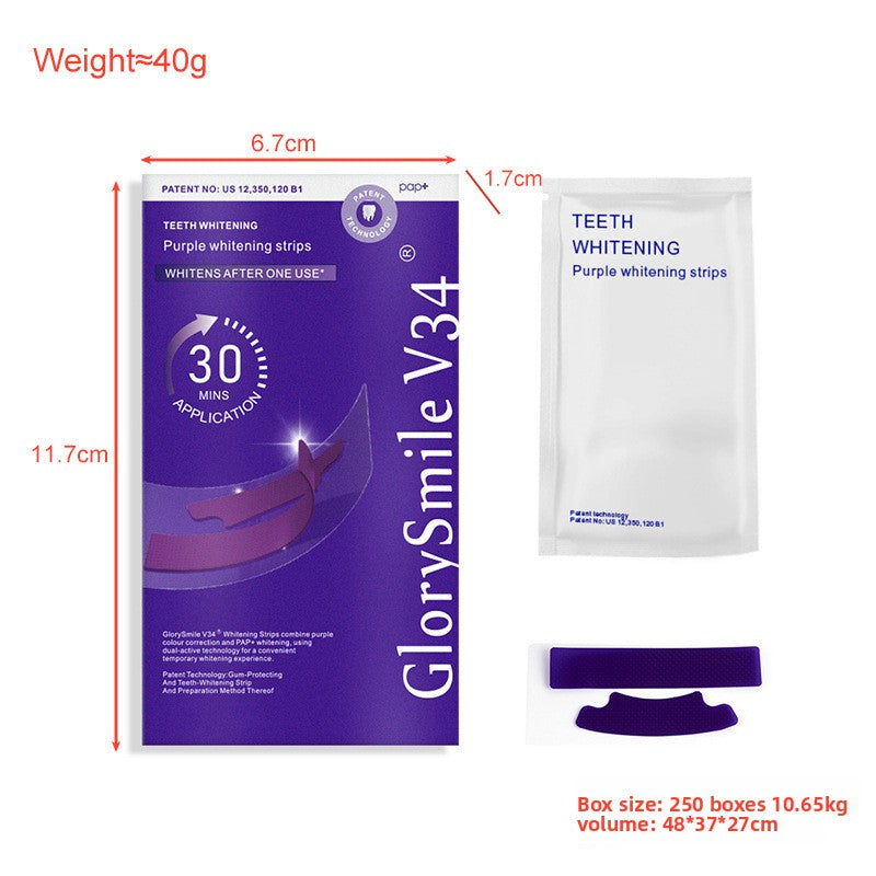 Purple Teeth Whitening Strips good one