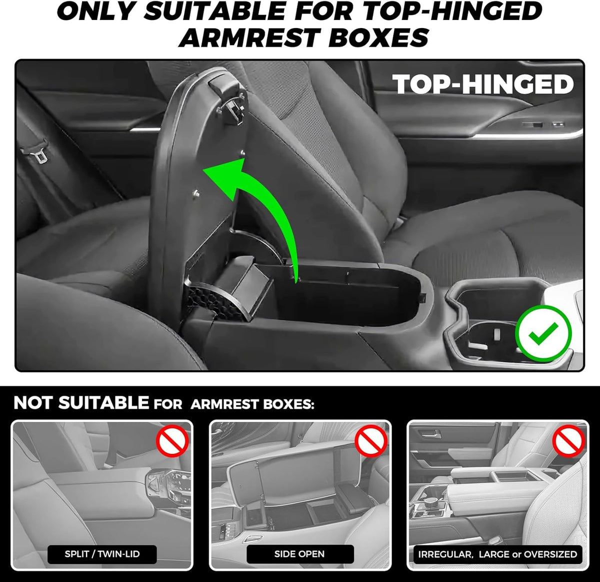Car Center Console Cover